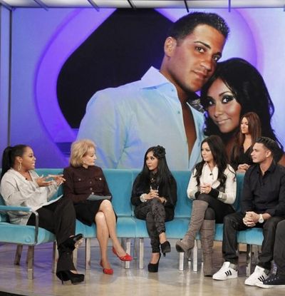 SHERRI SHEPHERD, BARBARA WALTERS, NICOLE POLIZZI, JENNIFER FARLEY, DEENA CORTESE, PAU Photo