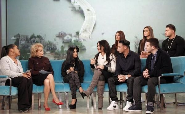 SHERRI SHEPHERD, BARBARA WALTERS, NICOLE POLIZZI, JENNIFER FARLEY, DEENA CORTESE, PAU Photo
