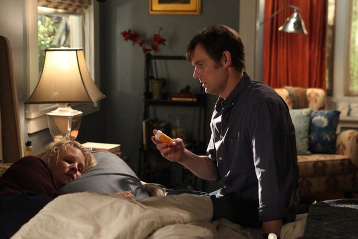 Monica Potter, Peter Krause at 