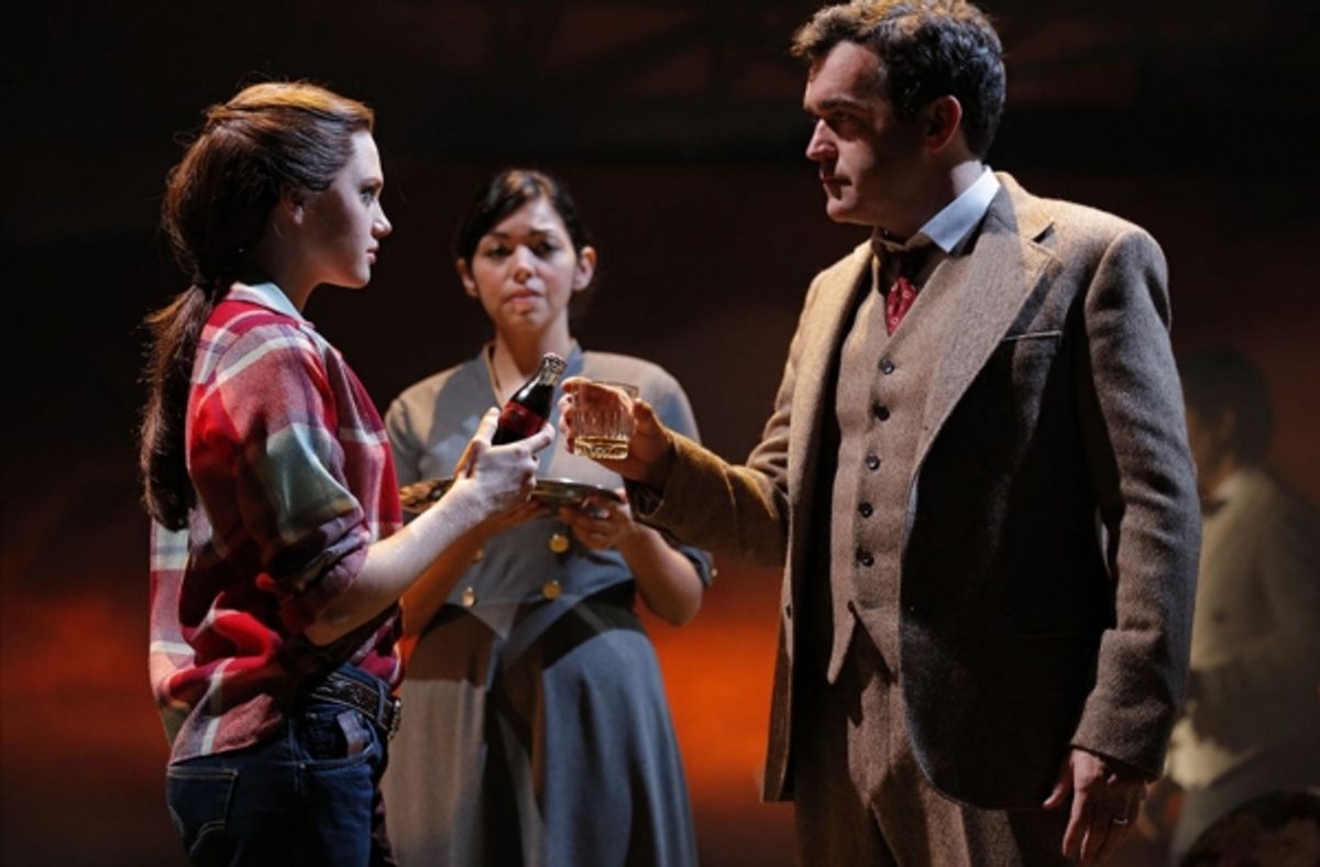 Mackenzie Mauzy, Isabel Santiago, Brian d'Arcy James at 