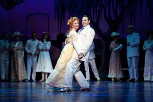 Jennifer Hope Wills, Jeffrey Coon, and ensemble @ BroadwayWorld Jennifer Hope Wills, Jeffrey Coon, and ensemble Photo