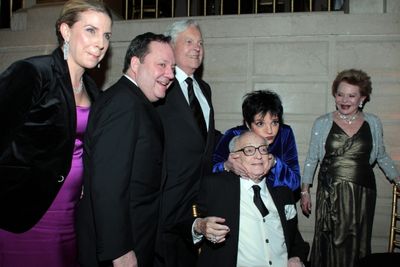 Margo Nederlander, James L. Nederlander, Robert Osborne, James M. Nederlander, Liza M Photo