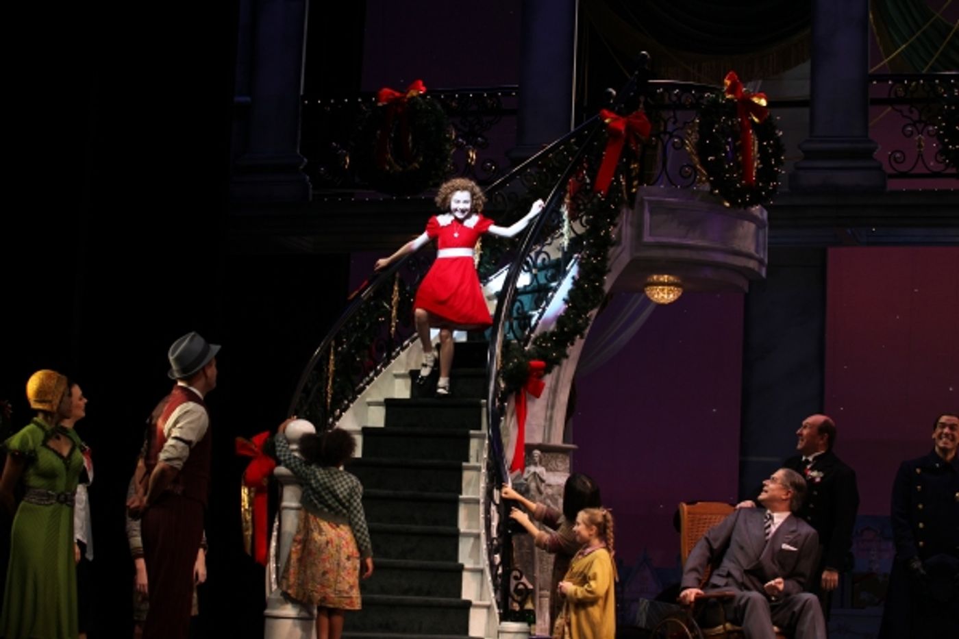 Photo Coverage: Inside Opening Night of ANNIE Opening- the Curtain Call! Image