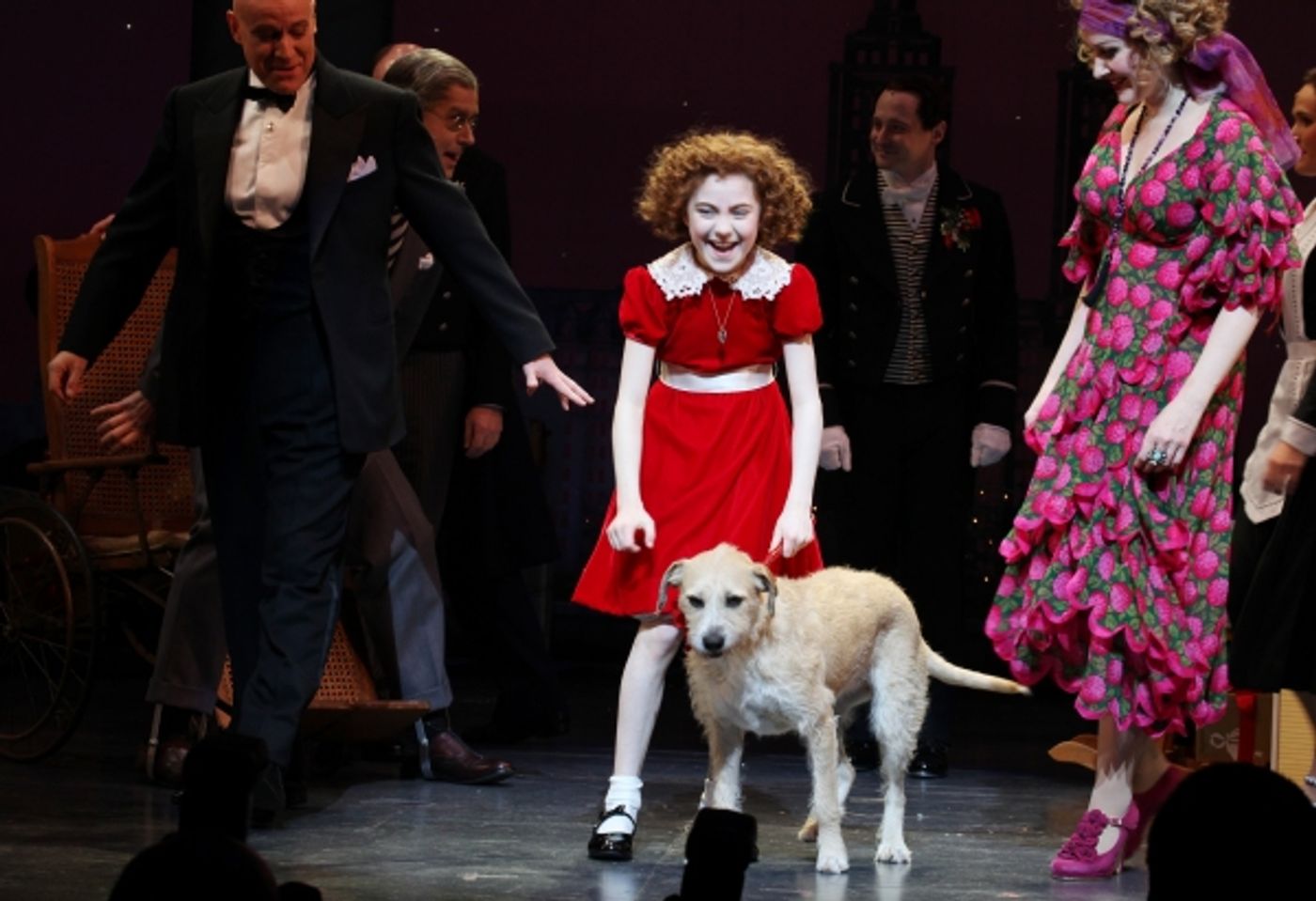 Photo Coverage: Inside Opening Night of ANNIE Opening- the Curtain Call! Image