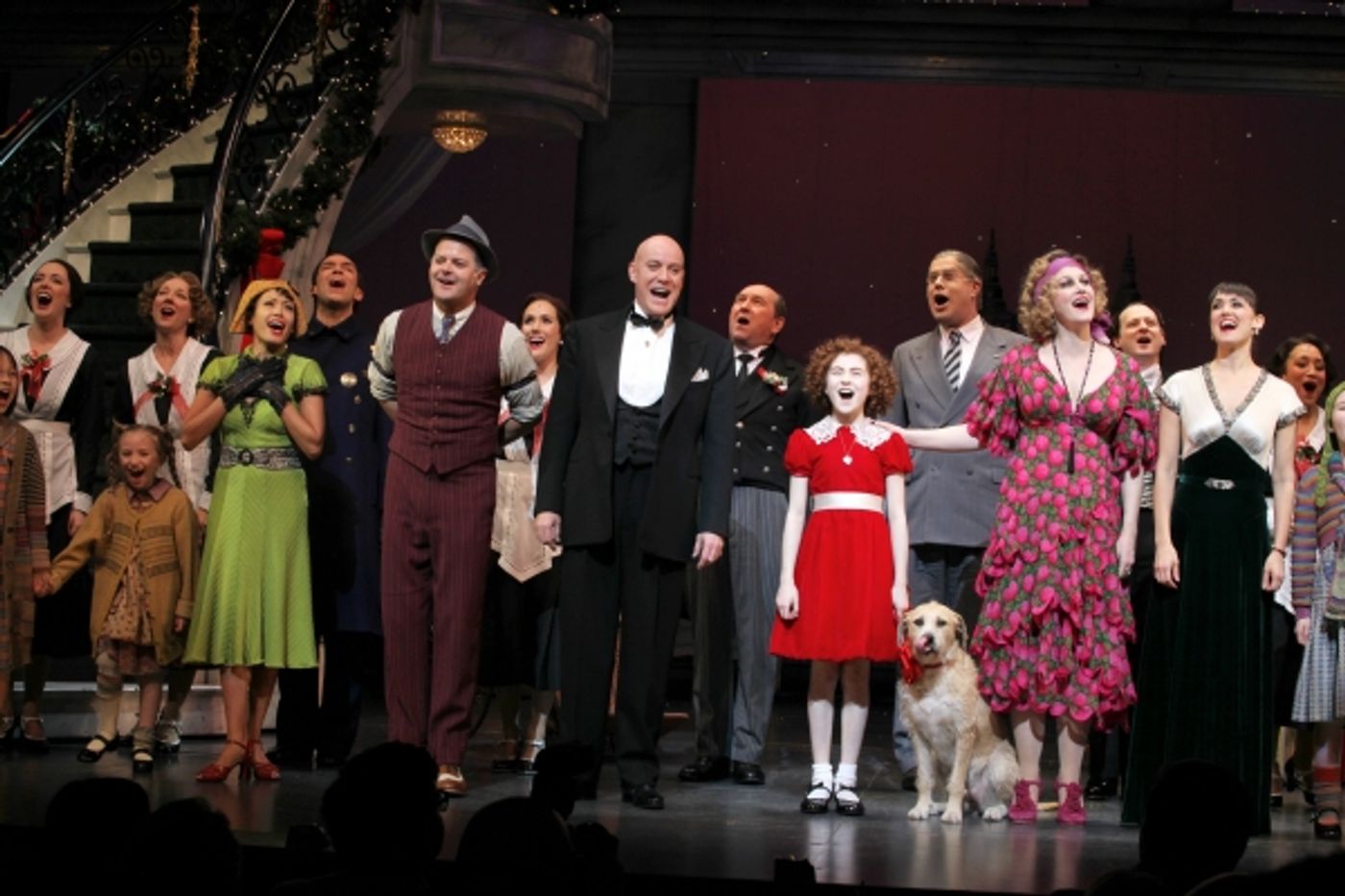Photo Coverage: Inside Opening Night of ANNIE Opening- the Curtain Call! Image