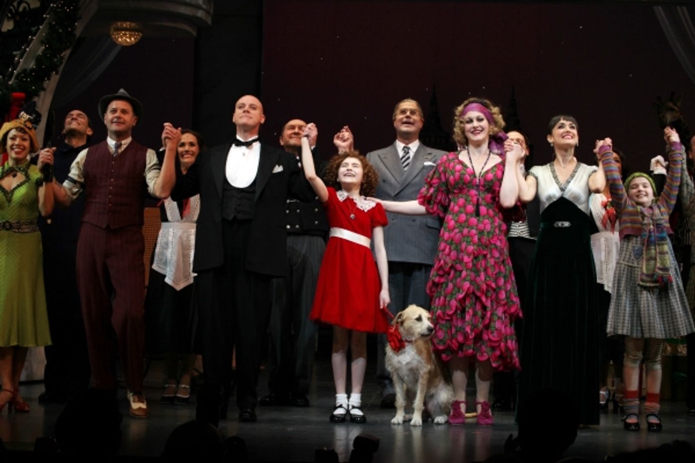 Photo Coverage: Inside Opening Night of ANNIE Opening- the Curtain Call! Image