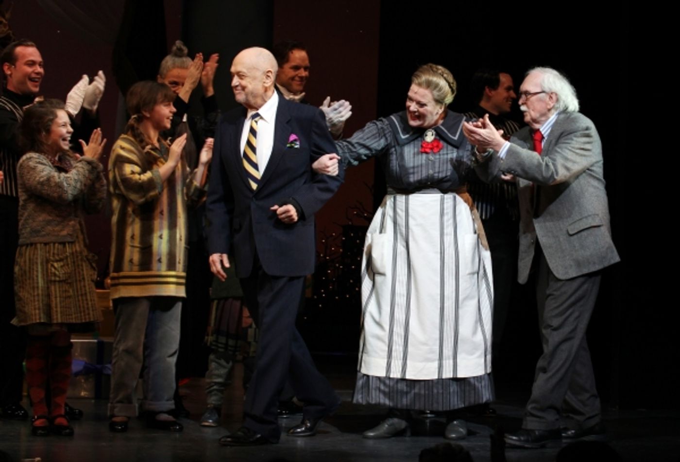 Photo Coverage: Inside Opening Night of ANNIE Opening- the Curtain Call! Image