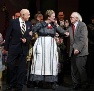 Charles Strouse, Liz McCartney & Thomas Meehan Photo