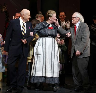 Charles Strouse, Liz McCartney & Thomas Meehan Photo