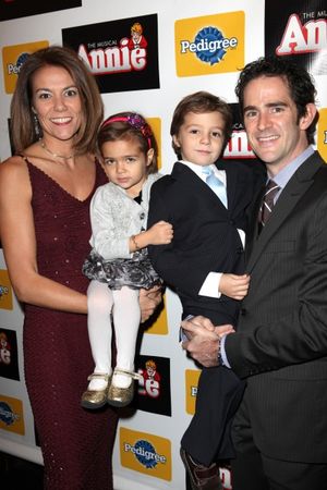 Andy Blankenbuehler with wife Elly & Kids @ BroadwayWorld Andy Blankenbuehler with wife Elly & Kids Photo