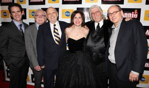 Andy Blankenbuehler, Thomas Meehan, Charles Strouse, Arielle Tepper Madover, Martin C Photo