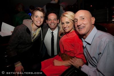 Dani Shay, Bobby Cronin, Ali Stroker, and Gianni Valente Photo