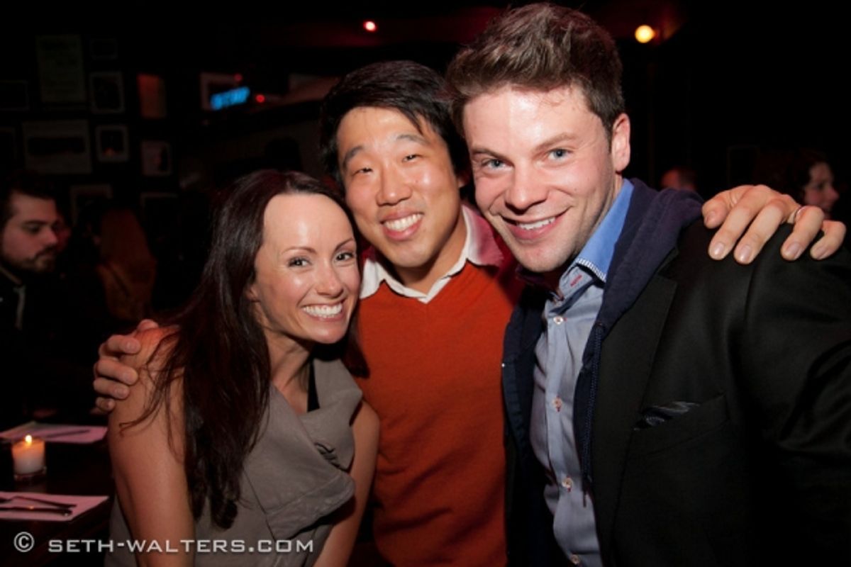 Raymond J Lee, Brian Letendre, and Guest at 