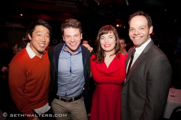 Raymond J Lee, Brian Letendre, Rebecca Trehearn, and Bobby Cronin Photo