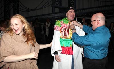 Katie Finneran & David Westphal with Merwin Foard Photo