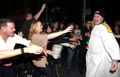 Clarke Thorell, Katie Finneran, J. Elaine Marcos with Merwin Foard & Company Photo