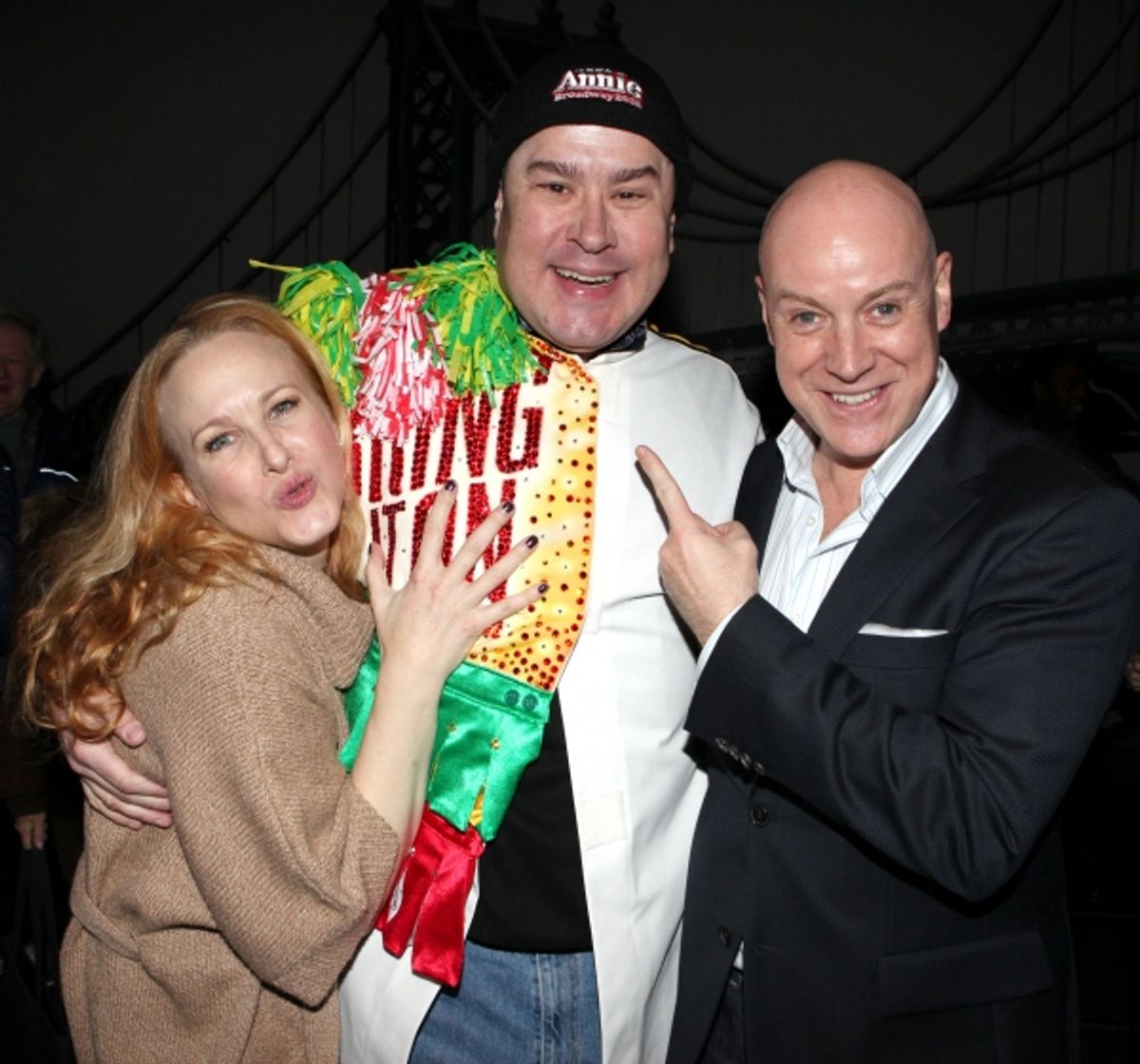 Katie Finneran, Merwin Foard, Anthony Warlow at 