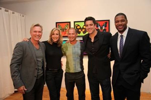 Sam Champion, Lara Spencer, Rubem Robierb, Josh Elliot and Michael Strahan Photo