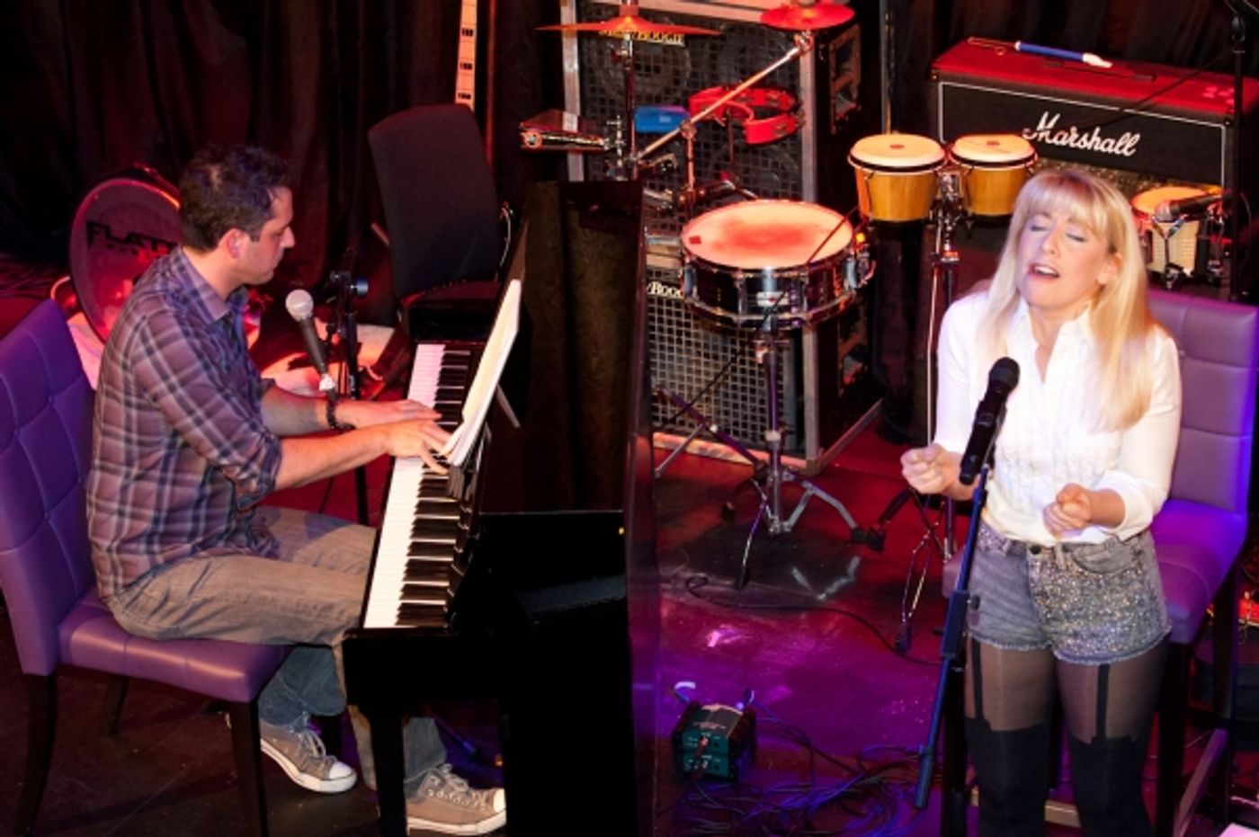 Photo Flash: Sierra Boggess and More Join Scott Alan's Impromptu Concert at Hippodrome Casino!  Image
