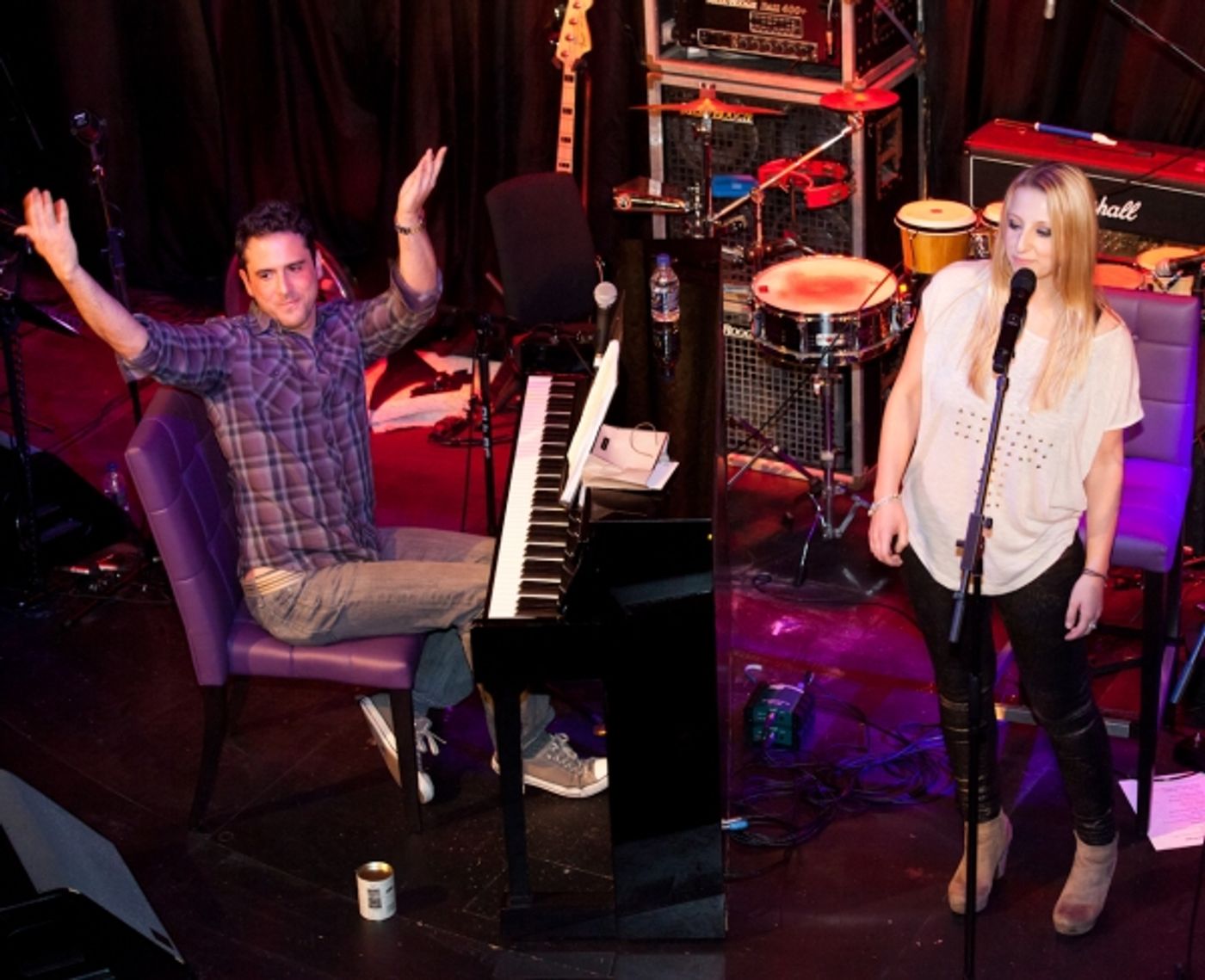 Photo Flash: Sierra Boggess and More Join Scott Alan's Impromptu Concert at Hippodrome Casino!  Image