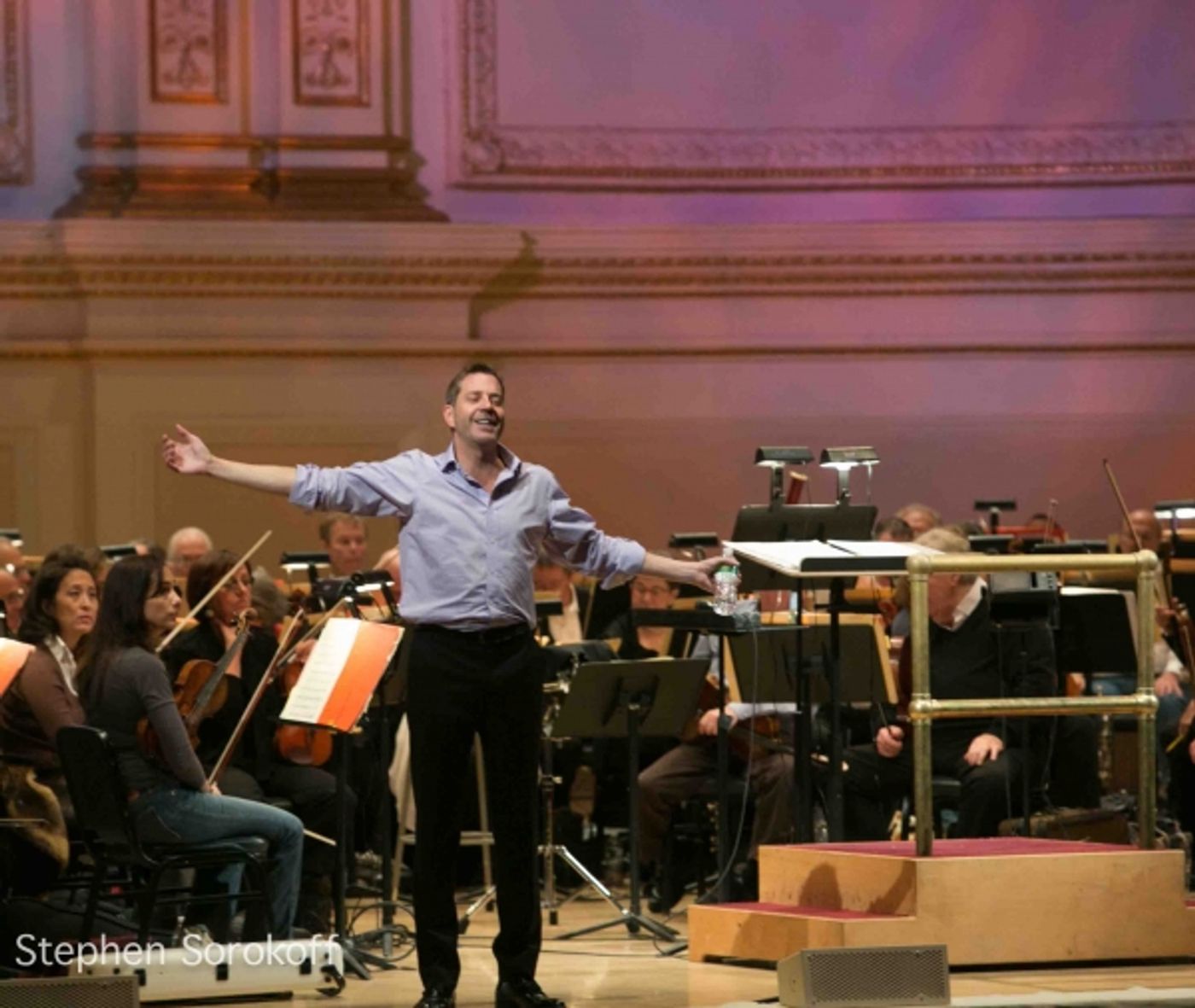 Photo Coverage: Conductor Steven Reineke Rehearses The New York Pops at Carnegie Hall  Image