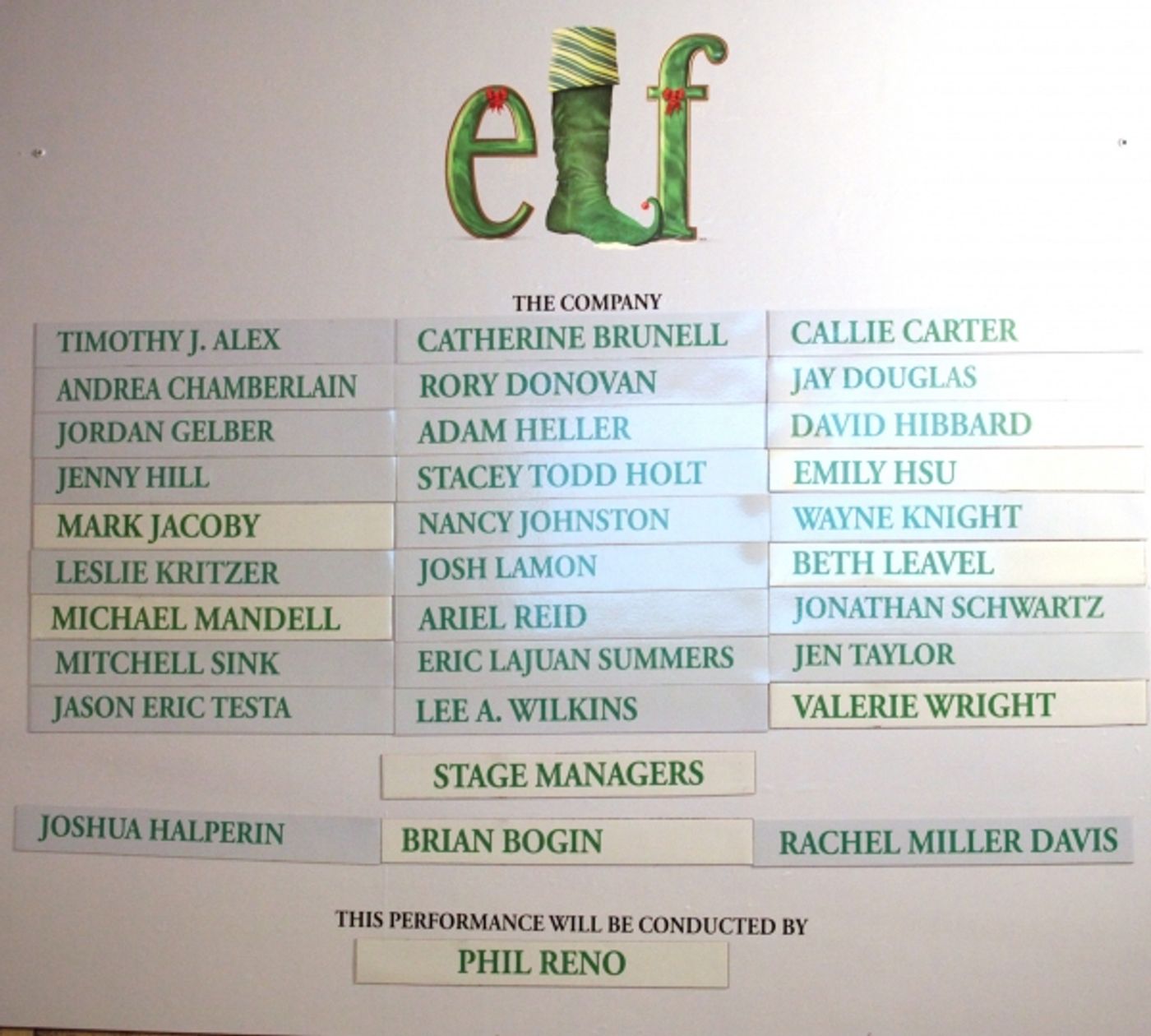 Photo Coverage: ELF's Opening Night Curtain Calls on Broadway - Jordan Gelber, Leslie Kritzer and More!  Image