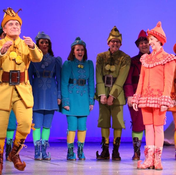 Photo Coverage: ELF's Opening Night Curtain Calls on Broadway - Jordan Gelber, Leslie Kritzer and More! — photo 6 of 27