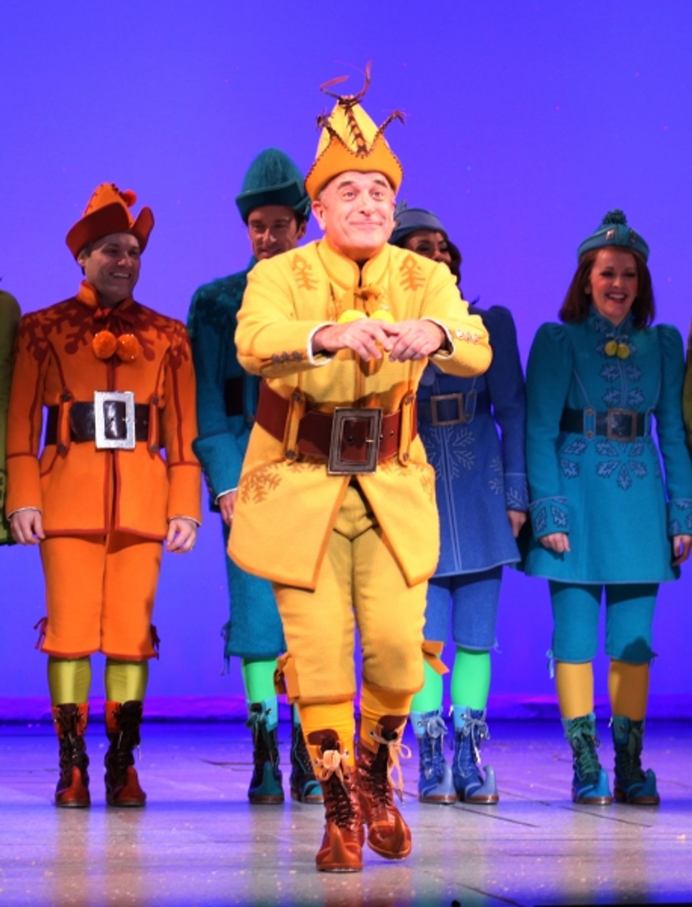 Photo Coverage: ELF's Opening Night Curtain Calls on Broadway - Jordan Gelber, Leslie Kritzer and More!  Image