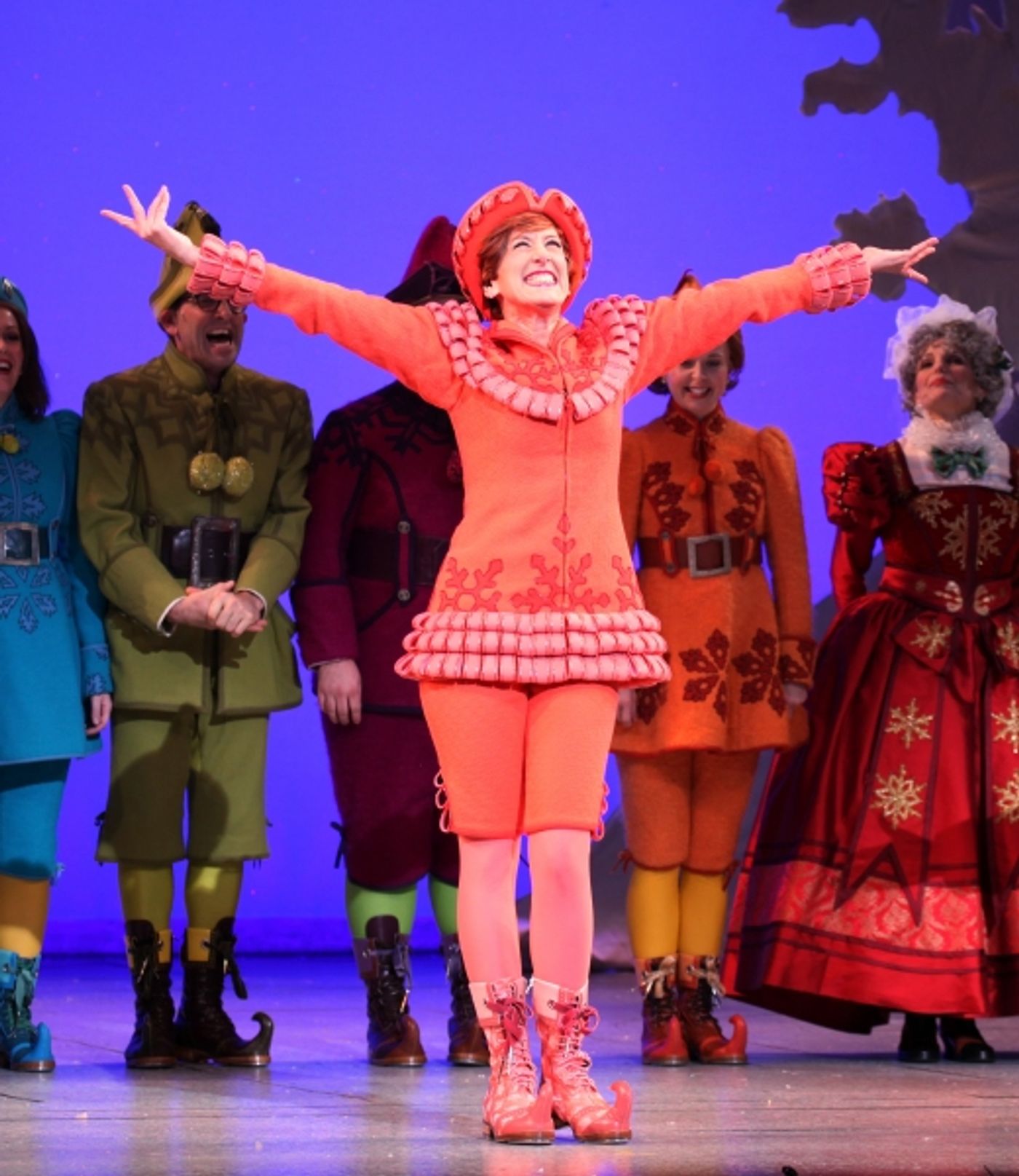 Photo Coverage: ELF's Opening Night Curtain Calls on Broadway - Jordan Gelber, Leslie Kritzer and More!  Image