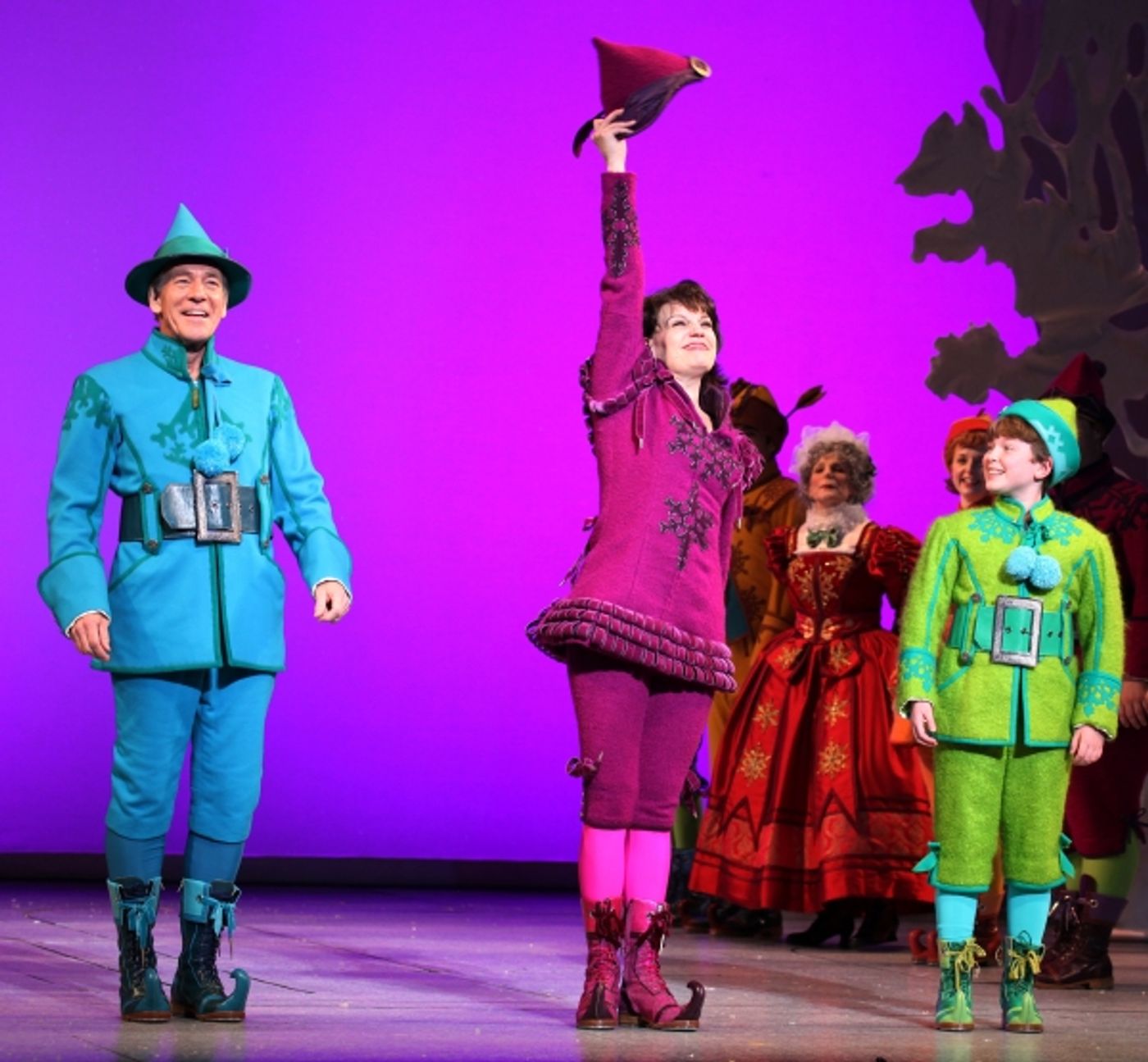 Photo Coverage: ELF's Opening Night Curtain Calls on Broadway - Jordan Gelber, Leslie Kritzer and More!  Image