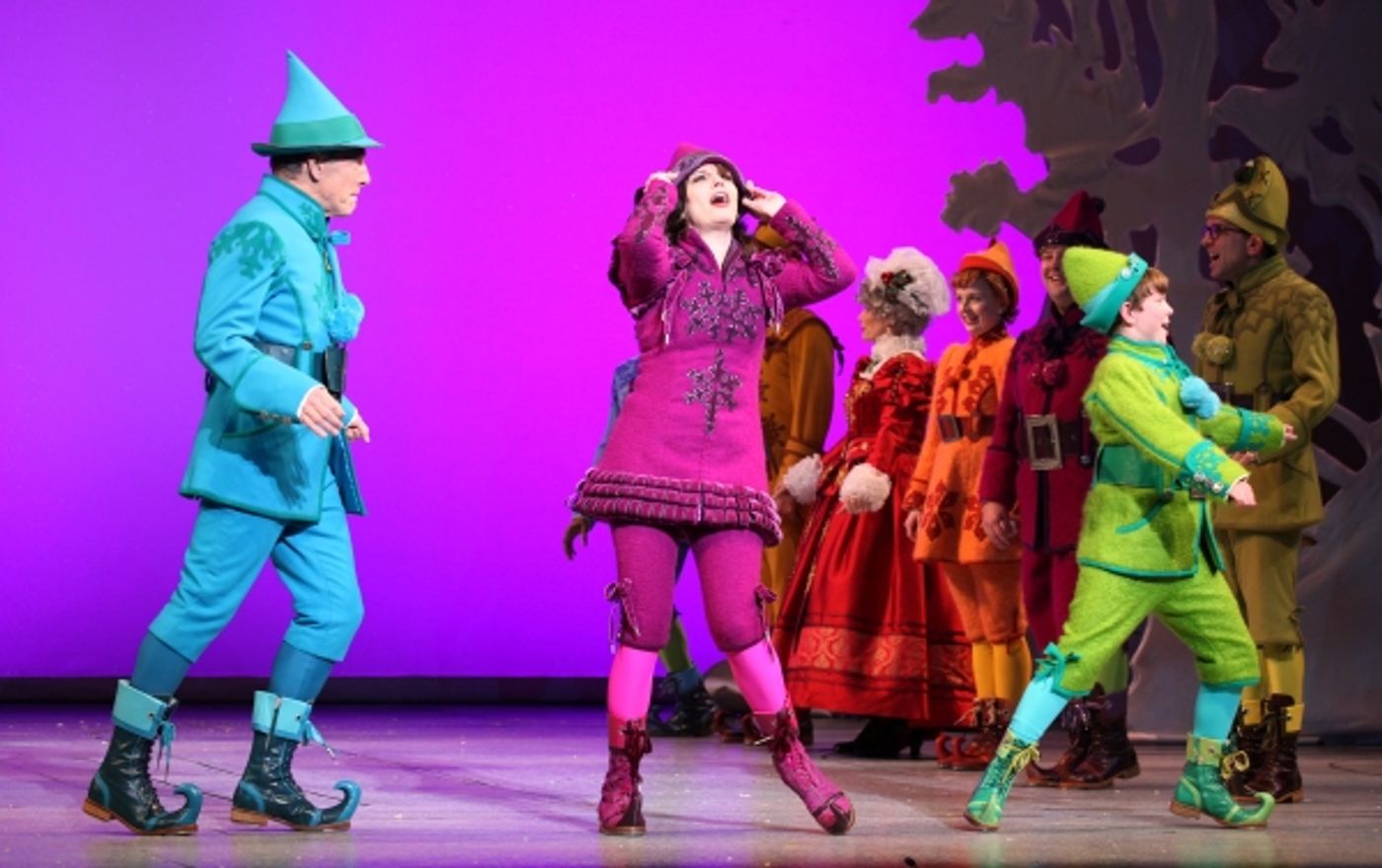 Photo Coverage: ELF's Opening Night Curtain Calls on Broadway - Jordan Gelber, Leslie Kritzer and More!  Image