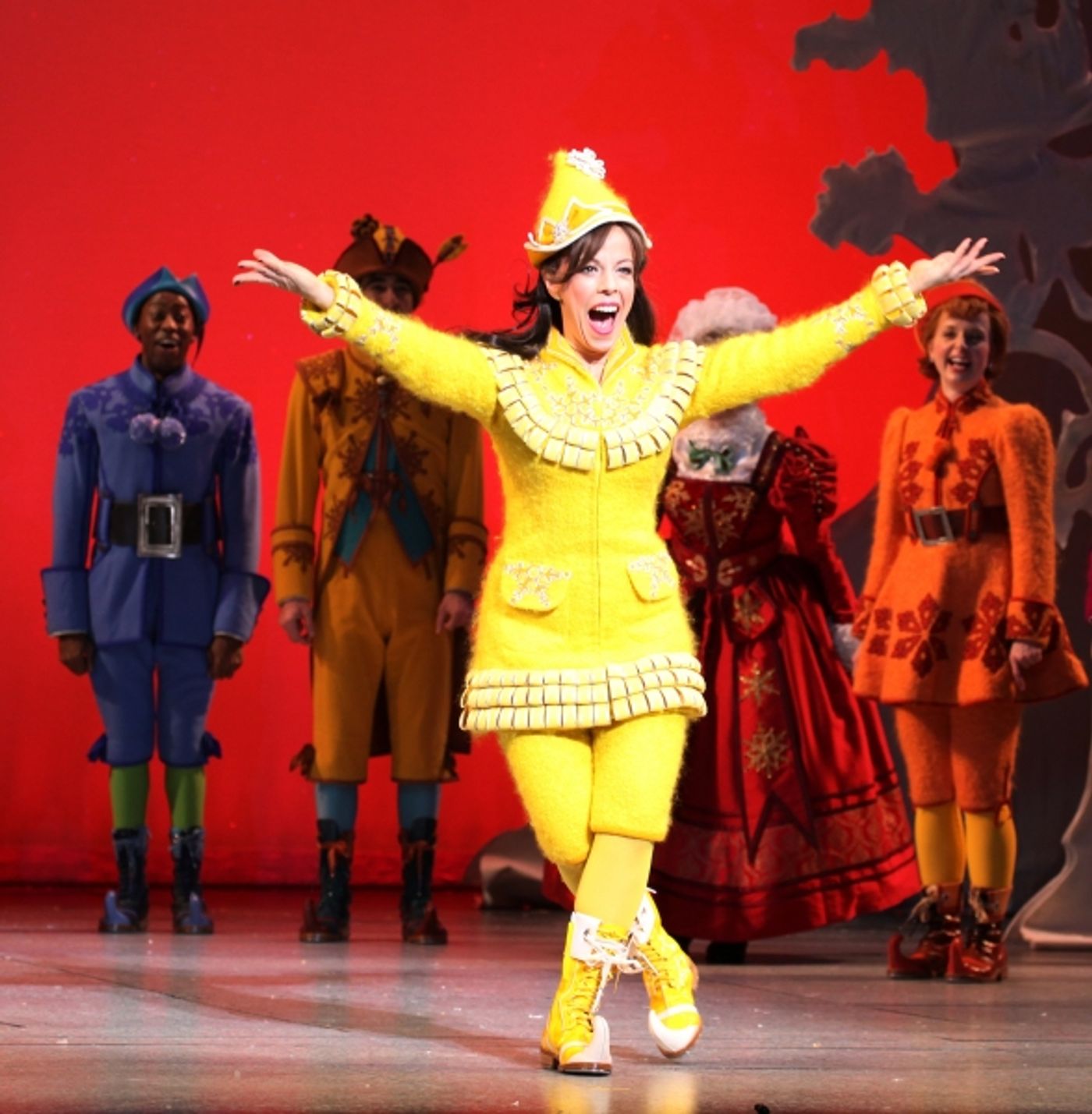 Photo Coverage: ELF's Opening Night Curtain Calls on Broadway - Jordan Gelber, Leslie Kritzer and More!  Image