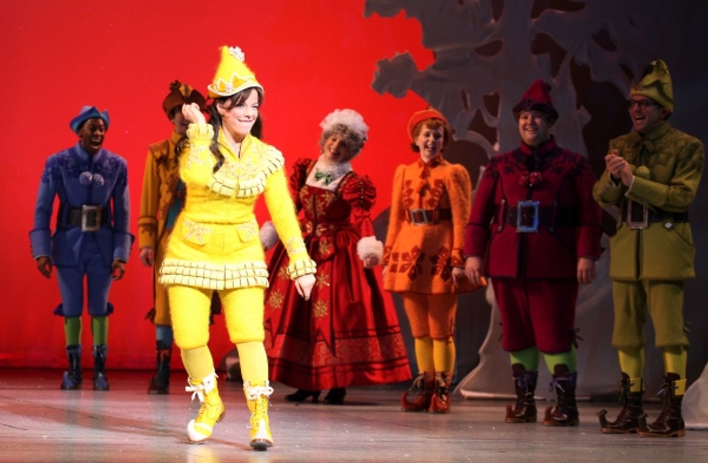 Photo Coverage: ELF's Opening Night Curtain Calls on Broadway - Jordan Gelber, Leslie Kritzer and More!  Image