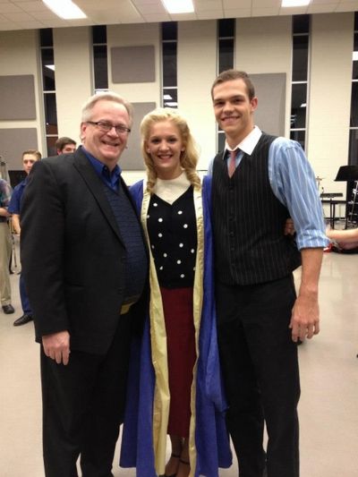 Jeffrey Ellis, Kristi Mason and Tyler Ashley at the presentation of the First Night R Photo