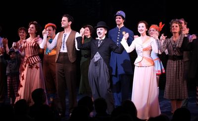 The Company: Christiane Noll, Wayne Alan Wilcox, Rob McClure, Erin Mackey, Jenn Colel Photo