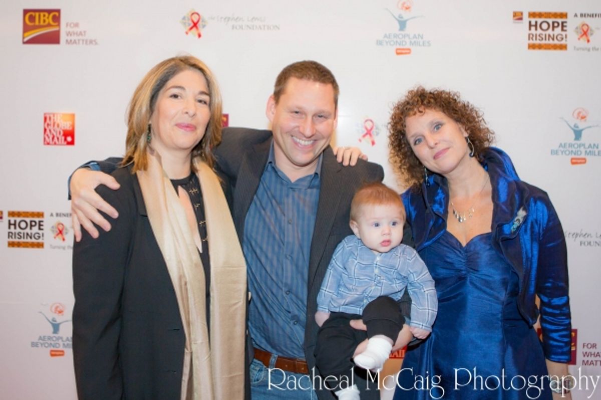 Ilana Landsberg Lewis and family at 