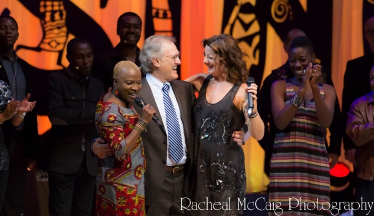 Angelique Kidjo, Stephen Lewis and Sarah McLachlan
 at 
