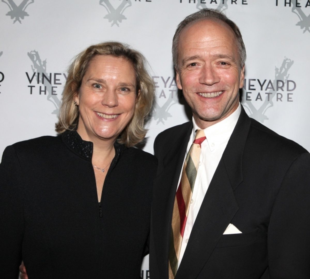 Douglas McGrath with wife Jane Read Martin at 