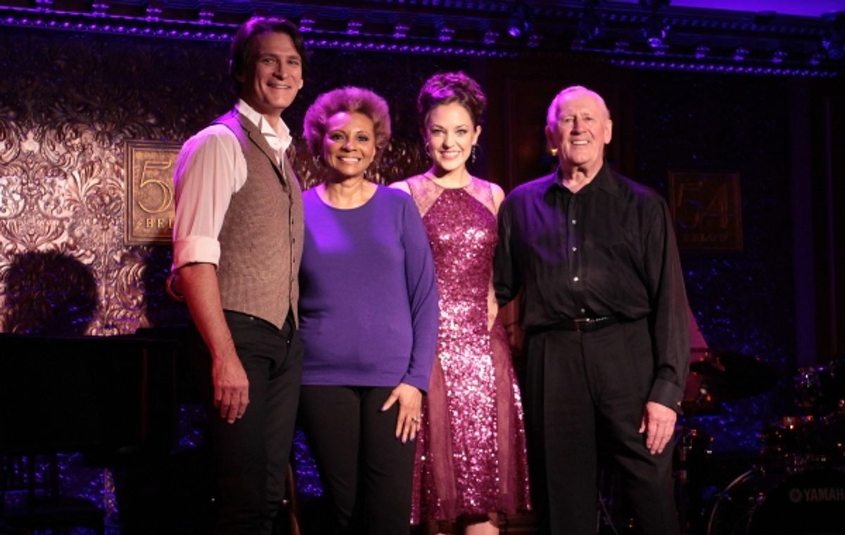 Bob Stillman, Leslie Uggams, Laura Osnes, Len Cariou at 