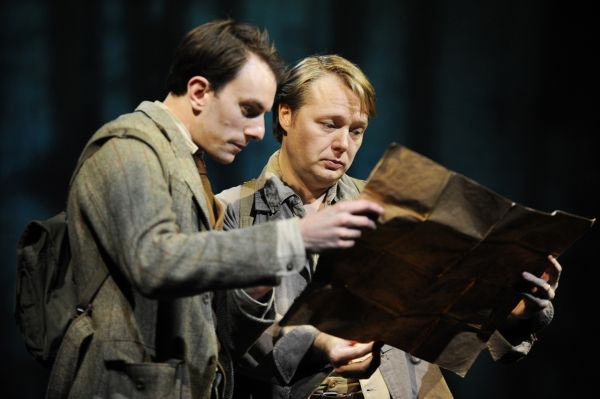 Pip Carter (Edward Thomas) and Shaun Dooley (Robert Frost) Photo