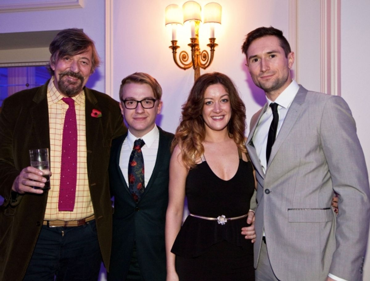 Stephen Fry, Stevie Webb, Julie Atherton, Tom Parsons at 