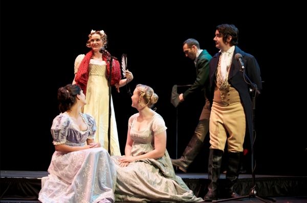 Cerris Morgan-Moyer, Nick Toren (back), Chloe Dworkin, Julia McIlvaine and Darren Ric Photo