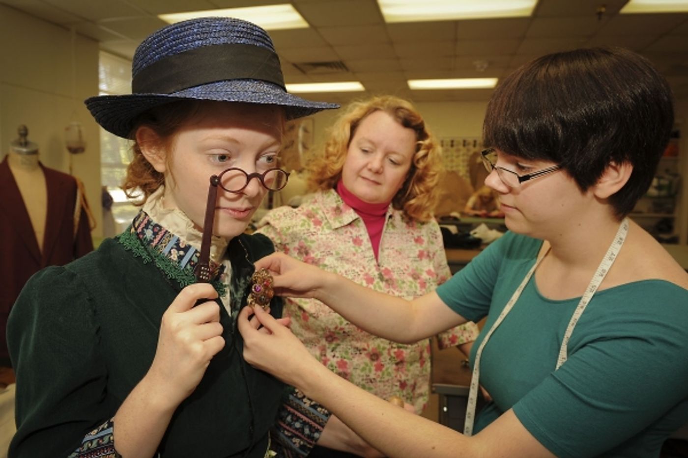 Photo Flash: Challenging Work Behind Scenes of SFA's THE MADWOMAN OF CHAILLOT; Opens Tonight!  Image