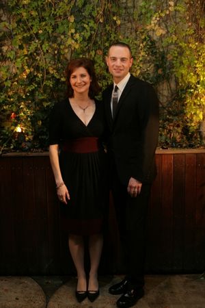 Roma Torre and Jordan Roth Photo