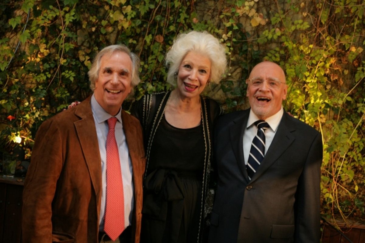 Henry Winkler, Jano Herbosch & Terry Schreiber at 