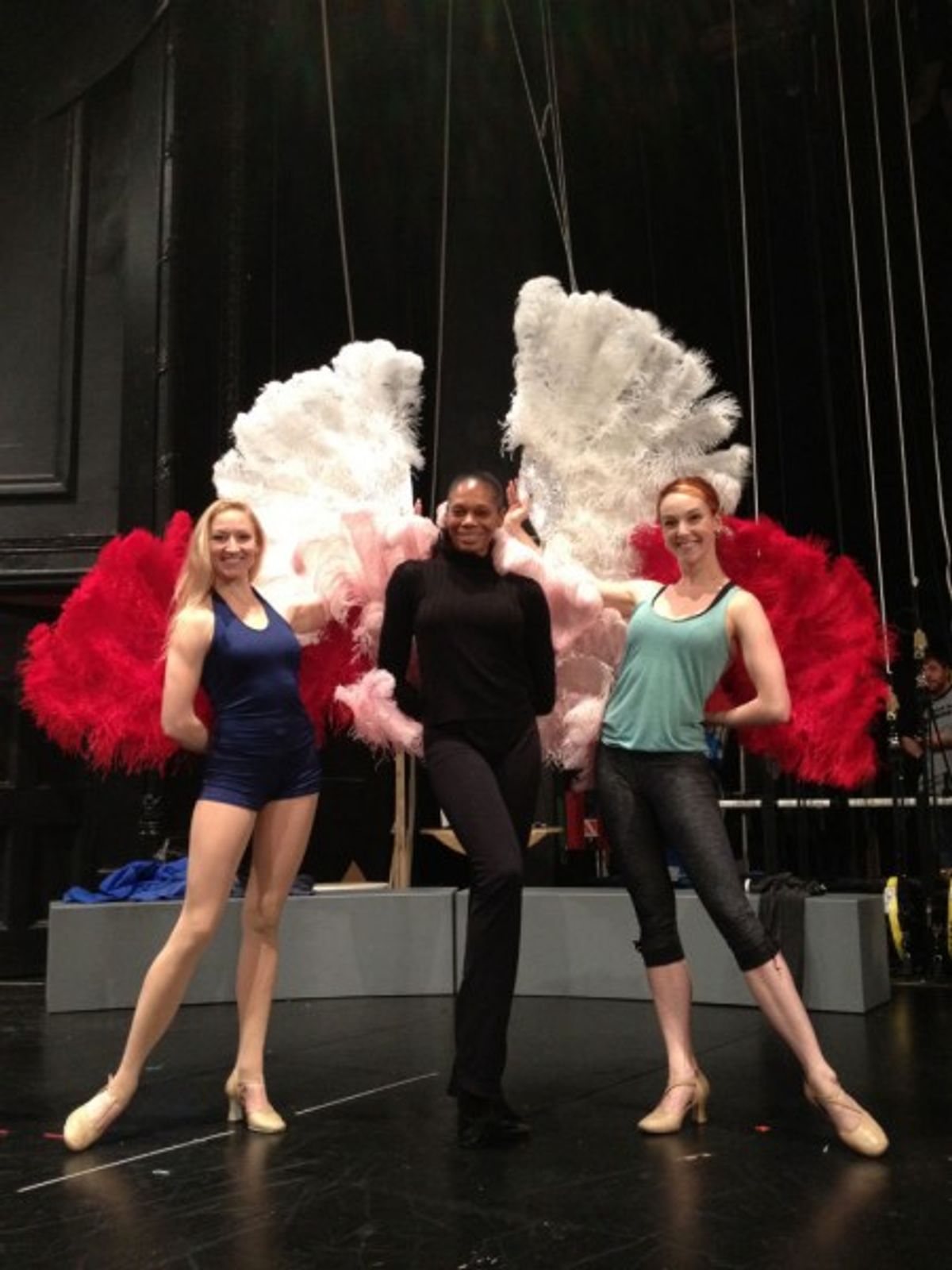 'Fosse Showgirls' Molly Tynes, Stephanie Pope, and Bethany Moore at 