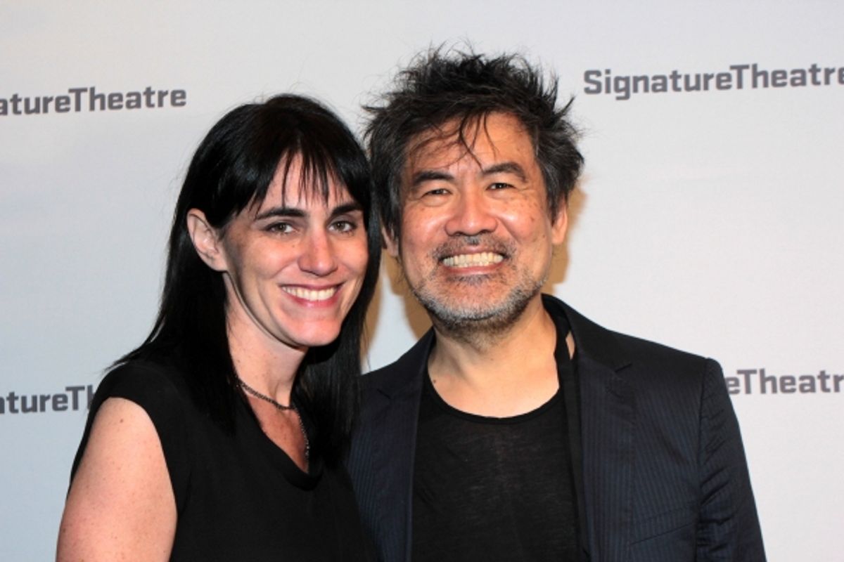 Leigh Silverman, David Henry Hwang at 
