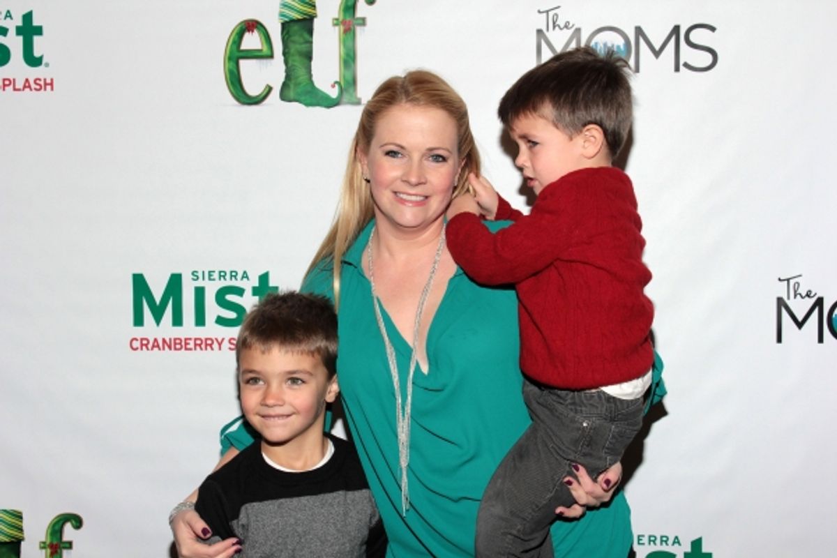 Melissa Joan Hart and family at 