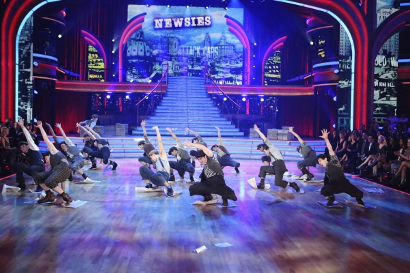 Photo Flash: NEWSIES Cast Performs on DANCING WITH THE STARS Photo Flash: NEWSIES Cast Performs on DANCING WITH THE STARS Image