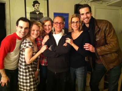 Rob McClure, Hayley Podschun, Erin Mackey, Joel Grey, Jenn Colella, Timothy Hughes Photo